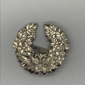 Sylvia Dahl Wreath Scarf Pin